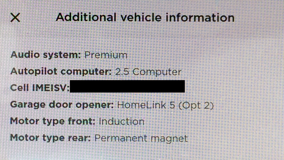 Tesla HW 2.5