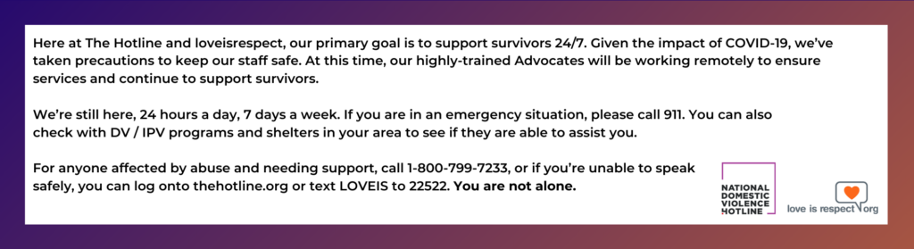 National Domestic Abuse Hotline 1980x540-COVID19-POST_Website-Banner-2