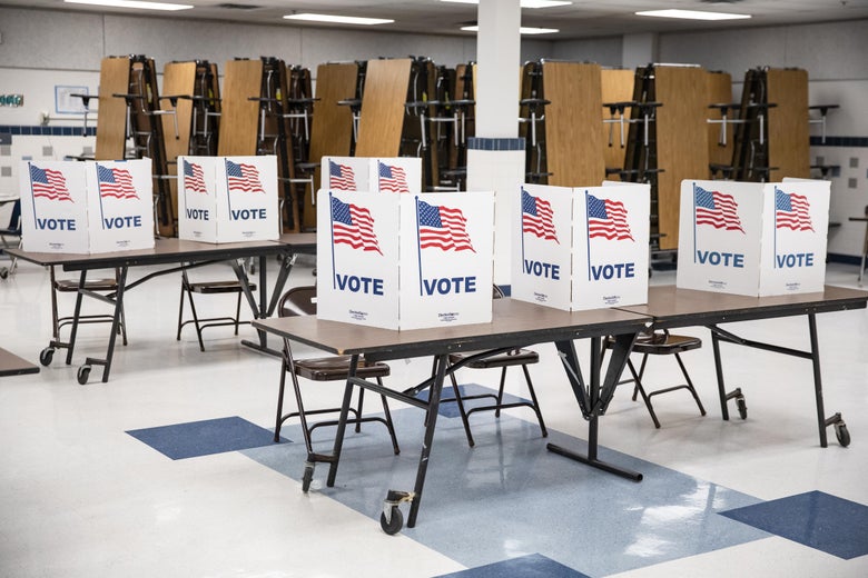 Empty Polling Station