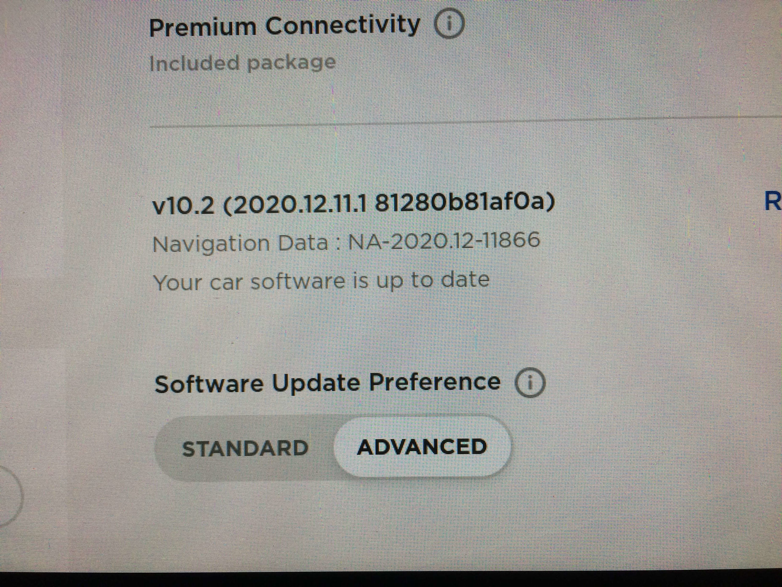 Tesla OS 2020.12.11.1